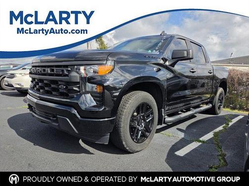 Black 2024 Chevrolet Silverado 1500 Custom