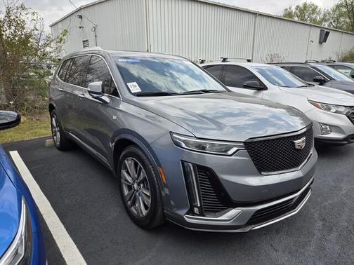 Satin Steel Metallic 2021 Cadillac XT6 Premium Luxury FWD