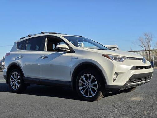 White 2016 Toyota RAV4 Hybrid Limited