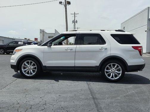 White Platinum Clearcoat Metallic 2013 Ford Explorer XLT