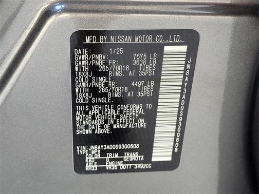 2025 Nissan Armada SV