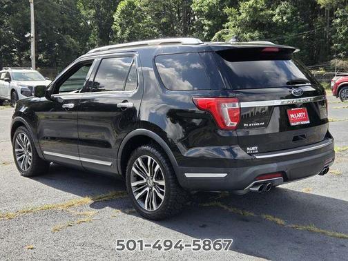 Shadow Black 2018 Ford Explorer Platinum