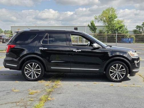 Shadow Black 2018 Ford Explorer Platinum