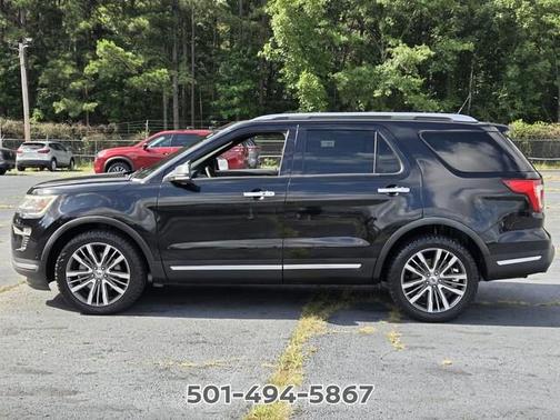 Shadow Black 2018 Ford Explorer Platinum