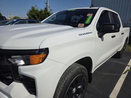 Summit White 2023 Chevrolet Silverado 1500 Custom