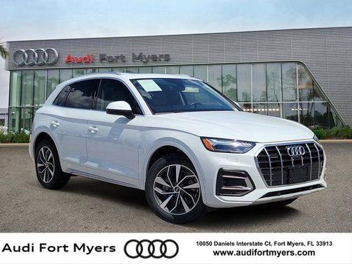 Glacier White Metallic 2021 Audi Q5 45 Prestige