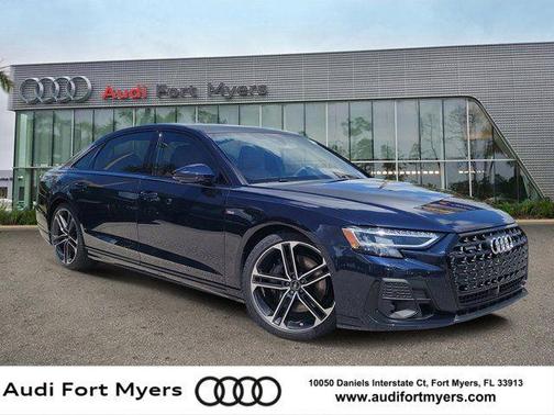 firmament blue metallic 2026 Audi A8 55 TFSI quattro Tiptronic