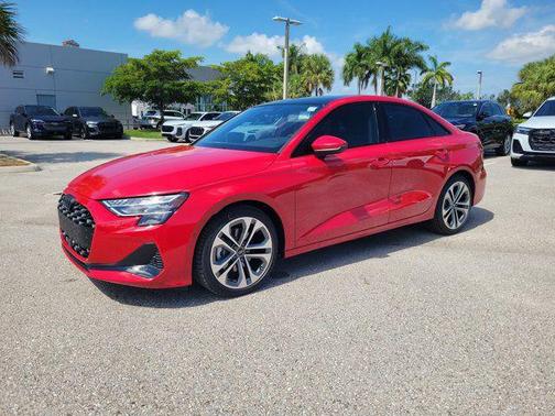 Progressive Red Metallic 2026 Audi A3 Premium