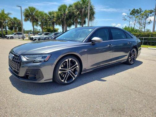 daytona gray pearl effect 2026 Audi A8 55 TFSI quattro Tiptronic