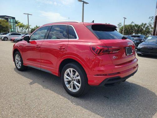 Progressive Red Metallic 2025 Audi Q3 45 S line Premium Plus