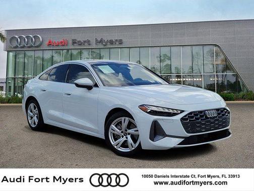 Glacier White Metallic 2025 Audi A5 Premium Plus TFSI quattro S tronic