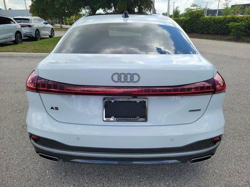 Glacier White Metallic 2025 Audi A5 Premium Plus TFSI quattro S tronic