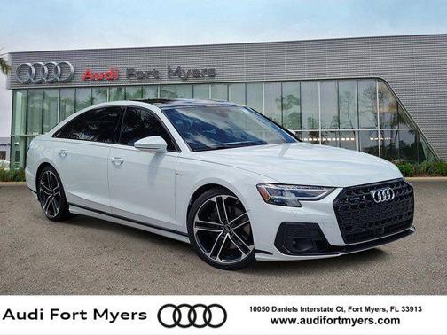 White 2026 Audi A8 55 TFSI quattro Tiptronic