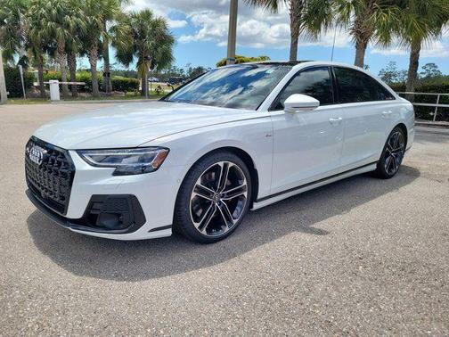 White 2026 Audi A8 55 TFSI quattro Tiptronic