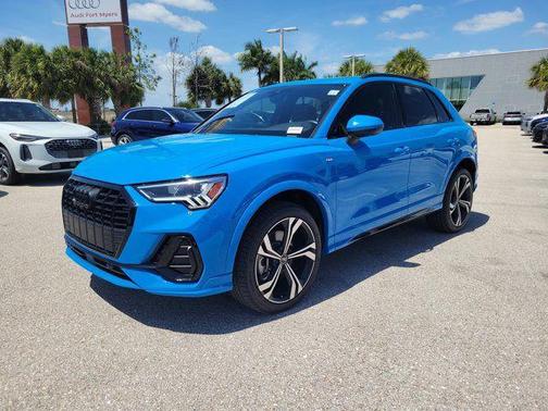Turbo Blue 2023 Audi Q3 45 S line Premium Plus