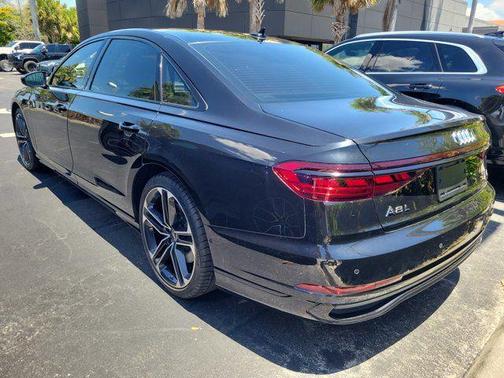 Mythos Black Metallic 2025 Audi A8 L 55 (Tiptronic)