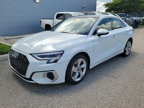 Glacier White Metallic 2023 Audi A3 Premium