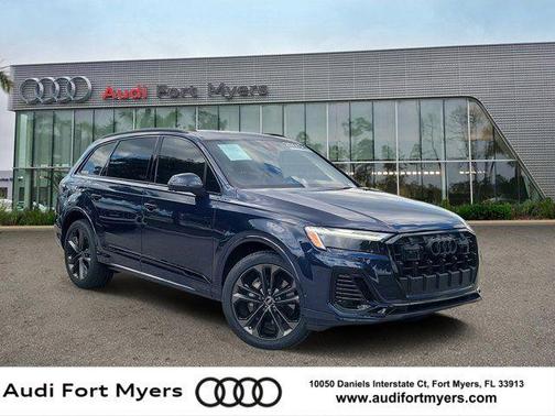 Waitomo Blue Metallic 2025 Audi Q7 55 Premium Plus