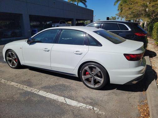 White 2022 Audi A4 45 S line Premium Plus