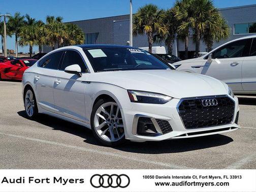 Ibis White 2023 Audi A5 Sportback 45 S Line Premium