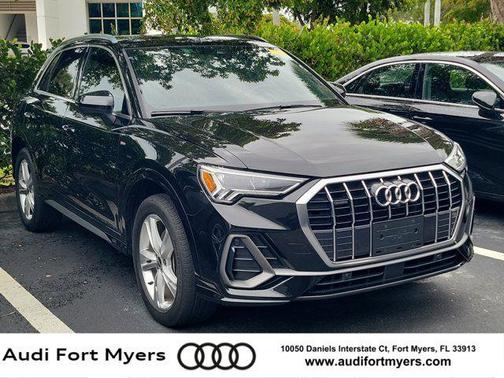 Mythos Black Metallic 2023 Audi Q3 45 S line Premium Plus