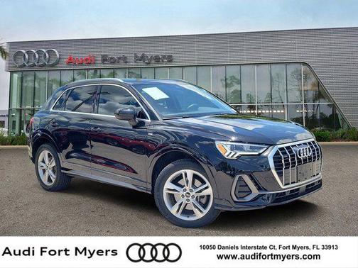 Mythos Black Metallic 2023 Audi Q3 45 S line Premium Plus