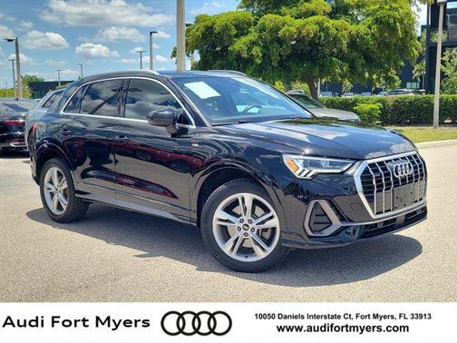 Mythos Black Metallic 2023 Audi Q3 45 S line Premium Plus
