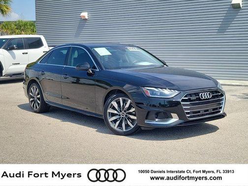 Mythos Black Metallic 2023 Audi A4 40 Premium