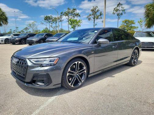 daytona gray pearl effect 2026 Audi A8 55 TFSI quattro Tiptronic