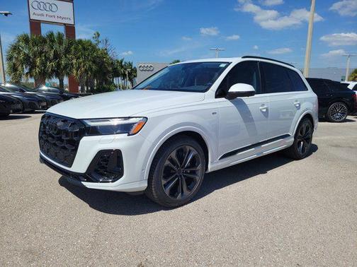 White 2026 Audi Q7 55 Premium Plus