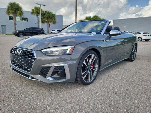 Chronos Gray Metallic/Black Roof 2023 Audi S5 3.0T Premium Plus