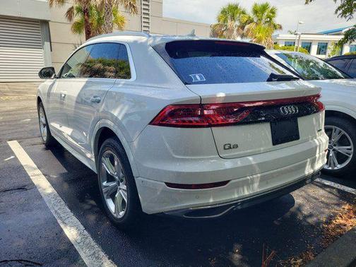 Carrara White 2022 Audi Q8 55 Premium Plus