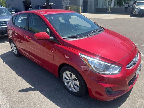 Boston Red Metallic 2017 Hyundai Accent SE