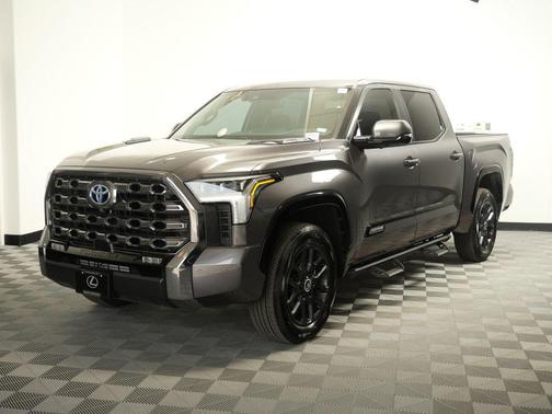 Midnight Black Metallic 2024 Toyota Tundra Hybrid Platinum