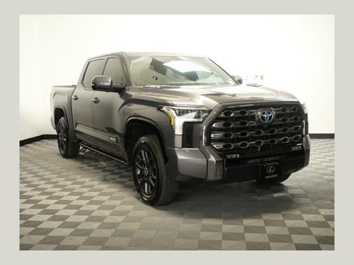 Midnight Black Metallic 2024 Toyota Tundra Hybrid Platinum