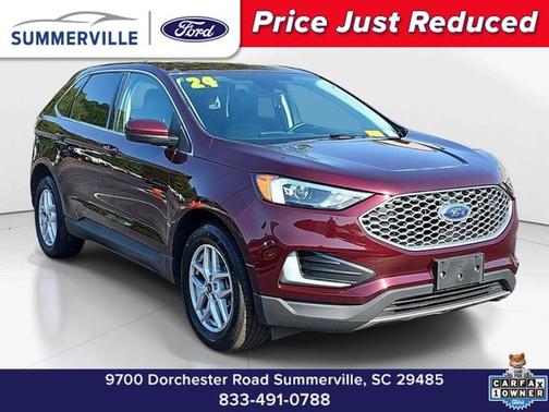 BURGUNDY VELVET MET TINT CC 2024 Ford Edge SEL