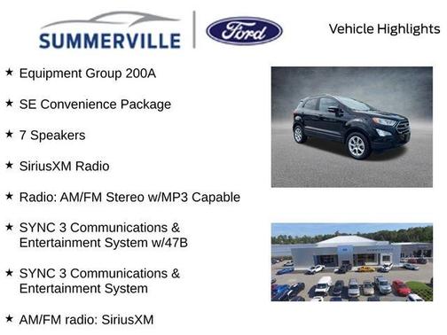 2019 Ford EcoSport SE