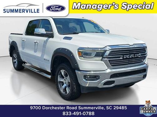 Bright White Clearcoat 2020 RAM 1500 LARAMIE