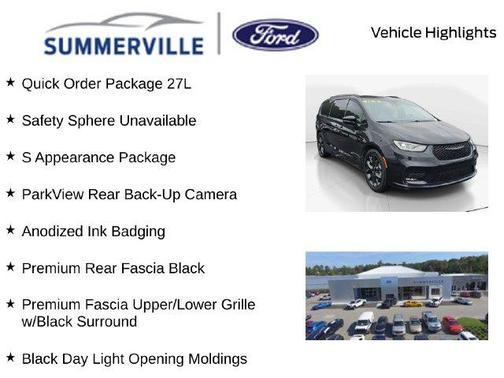 Brilliant Black Crystal Pearlcoat 2022 Chrysler Pacifica Touring L
