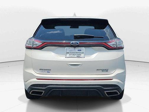 WHITE PLATINUM MET TRI-COAT 2017 Ford Edge Sport