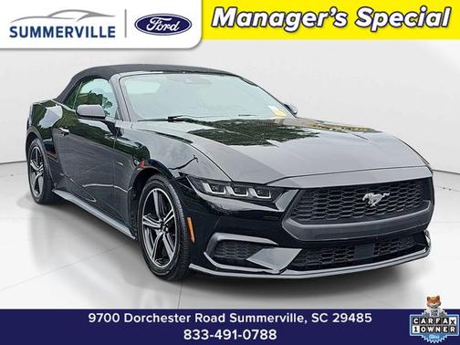 SHADOW BLACK 2024 Ford Mustang ECOBOOST PREMIUM