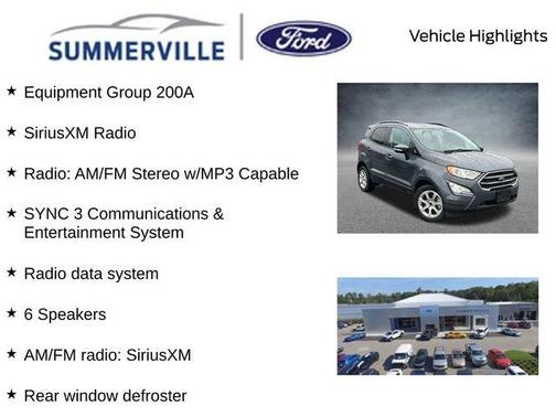 2018 Ford EcoSport SE