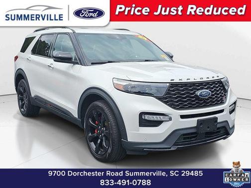 STAR WHITE MET TRI-COAT 2024 Ford Explorer ST
