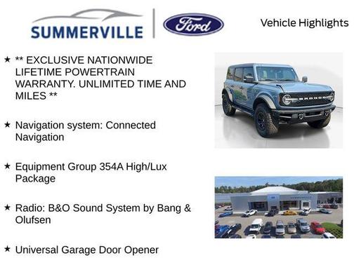 AZURE GRAY MET TRI-COAT 2024 Ford Bronco Wildtrak