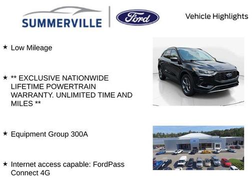 AGATE BLACK METALLIC 2025 Ford Escape ST-Line