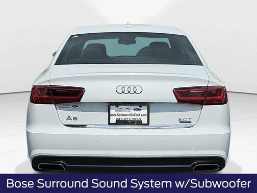 Glacier White Metallic 2017 Audi A6 2.0T QUATTRO PREMIUM