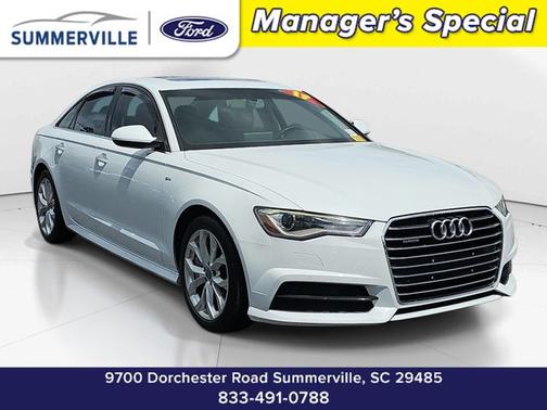 Glacier White Metallic 2017 Audi A6 2.0T QUATTRO PREMIUM