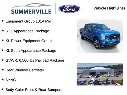 VELOCITY BLUE 2019 Ford F-150 XL
