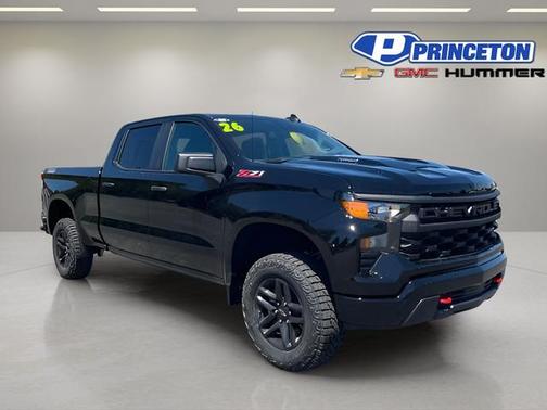 Black 2026 Chevrolet Silverado 1500 Custom Trail Boss