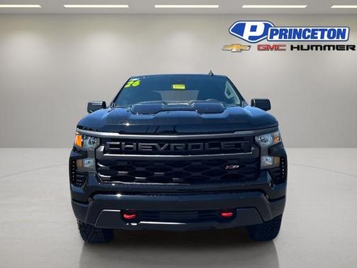 Black 2026 Chevrolet Silverado 1500 Custom Trail Boss